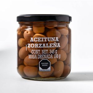 Aceituna Zorzaleña Natural c/hueso  (Losada. 345 g.)